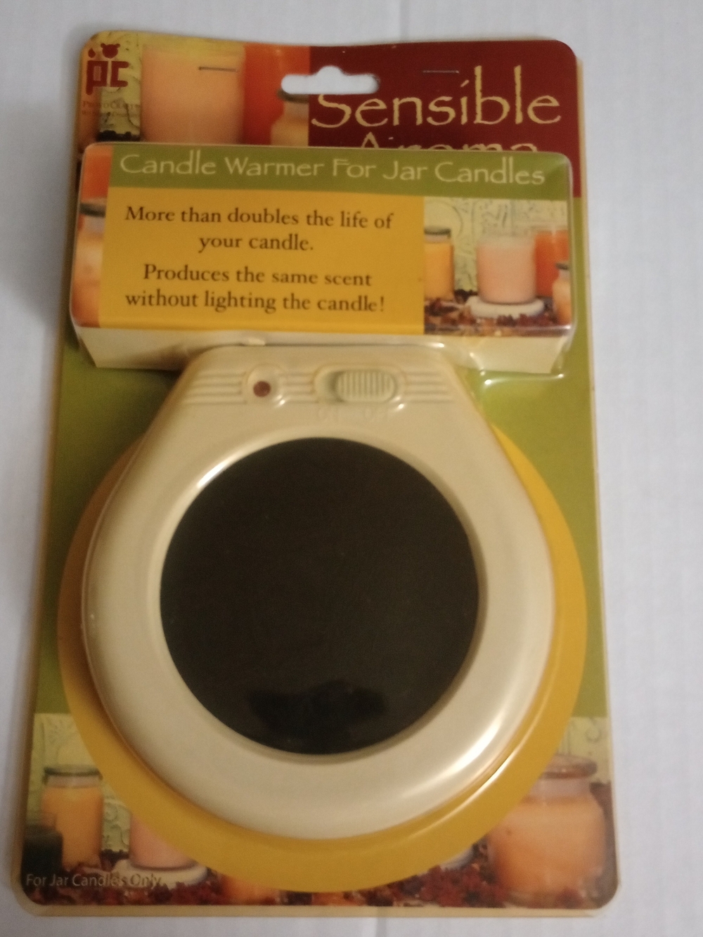 Provo Craft Sensible Candle Warmer For Jar Candles 2004